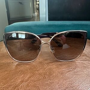 JIMMY CHOO Cami Dark Havana Square-Frame Sunglasses w/ Green JC Emblem Jimmy Choo Sunglasses - Cami Square Frame Sunglasses Mac  main image 3